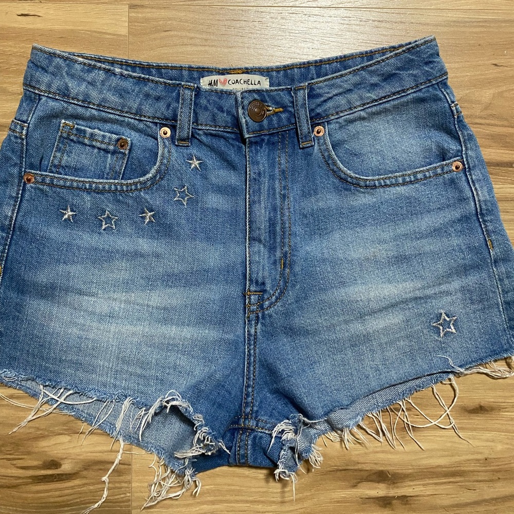 H&M Coachella Collab Shorts Size 36